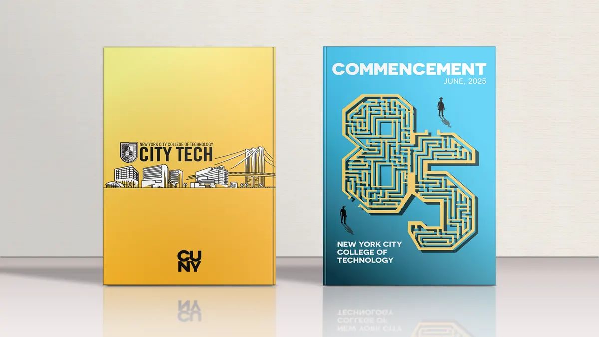CUNY City Tech commencement: Event cover designs