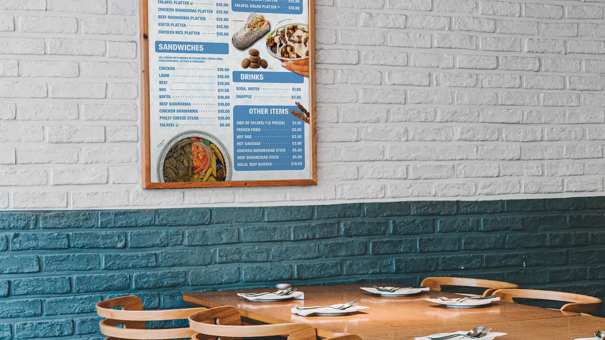 Mahmoud's Corner: Food truck menu redesign + food shoot