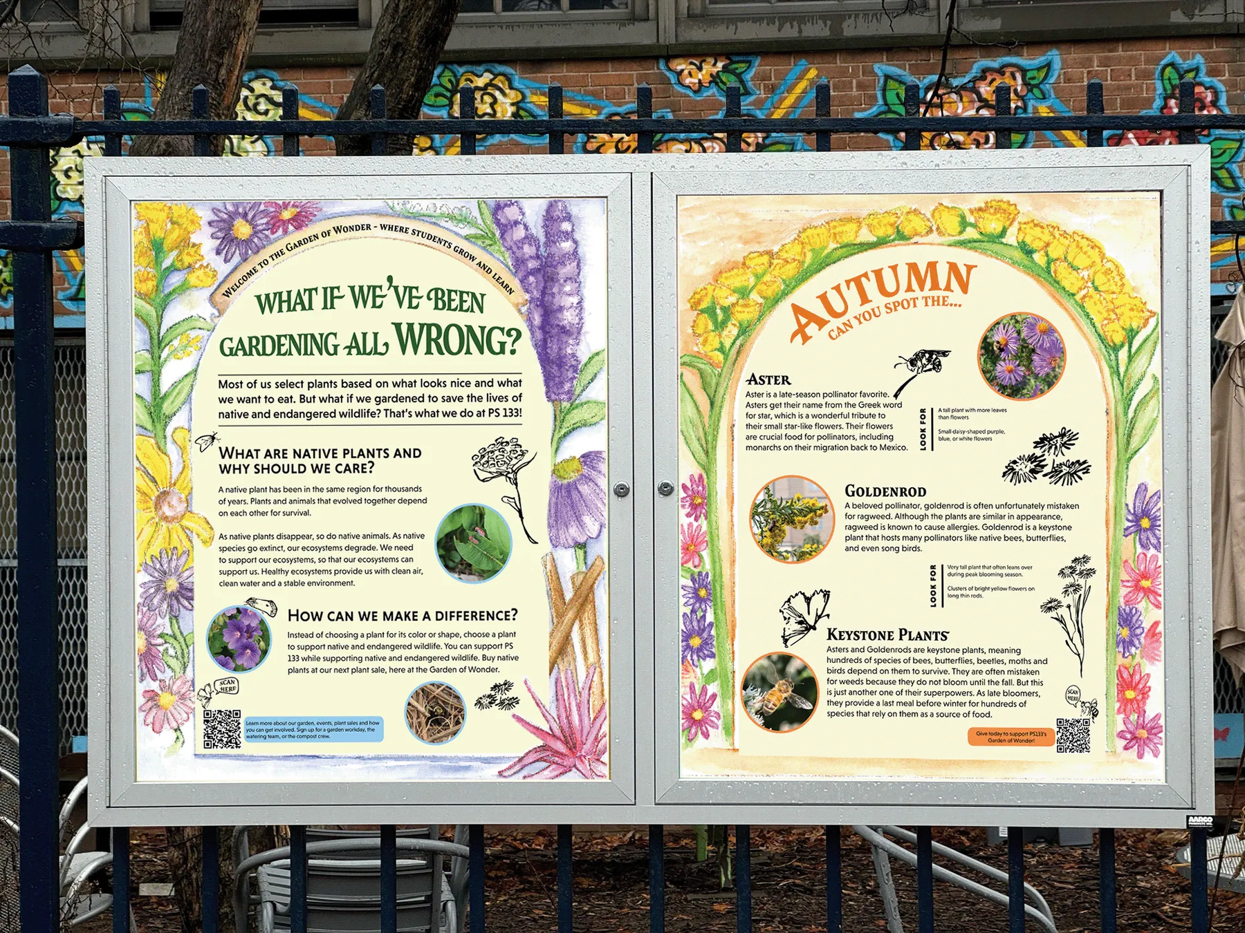 PS 133: Garden of Wonder: Seasonal poster series