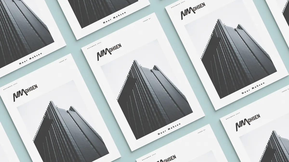 Tech company identity: Brand identity system
